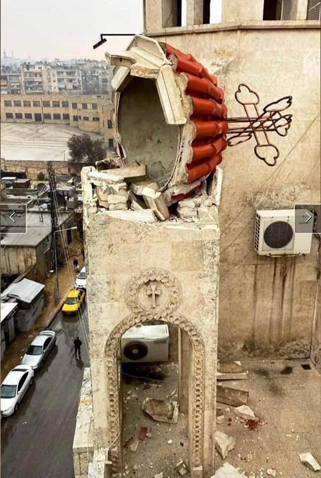 الكنيسة السريانية الأرثوذكسية في مصر تصلي لأجل متضرري الزلزال المدمر