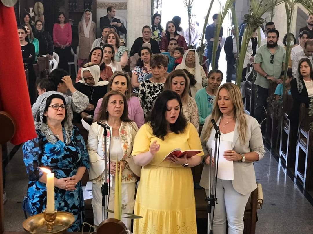 الكنيسة السريانية الأرثوذكسية في مصر تحتفل بعيد الشعانين ورتبة الناهيرة (الوصول إلى الميناء)​