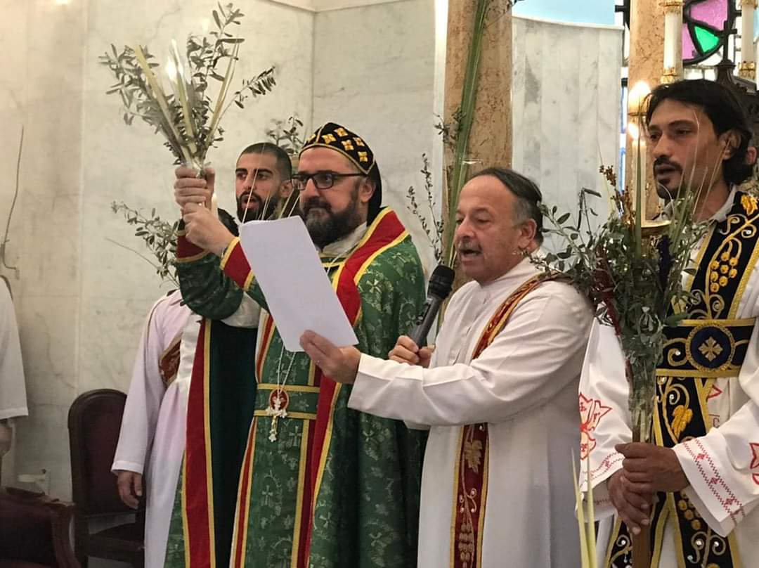الكنيسة السريانية الأرثوذكسية في مصر تحتفل بعيد الشعانين ورتبة الناهيرة (الوصول إلى الميناء)​