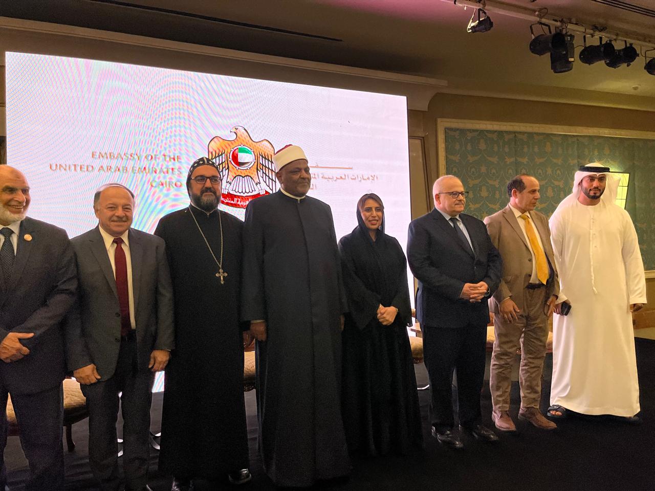ربان الكنيسة السريانية الأرثوذكسية في مصر يشارك في يوم زايد للعمل الإنساني ​