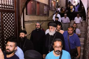ربان الكنيسة السريانية الأرثوذكسية في مصر يشارك في احتفال كنائس زويلة الأثرية