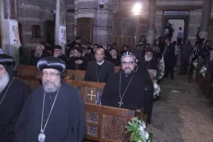 ربان الكنيسة السريانية الأرثوذكسية في مصر يشهد احتفال دخول العائلة المقدسة أرض مصر