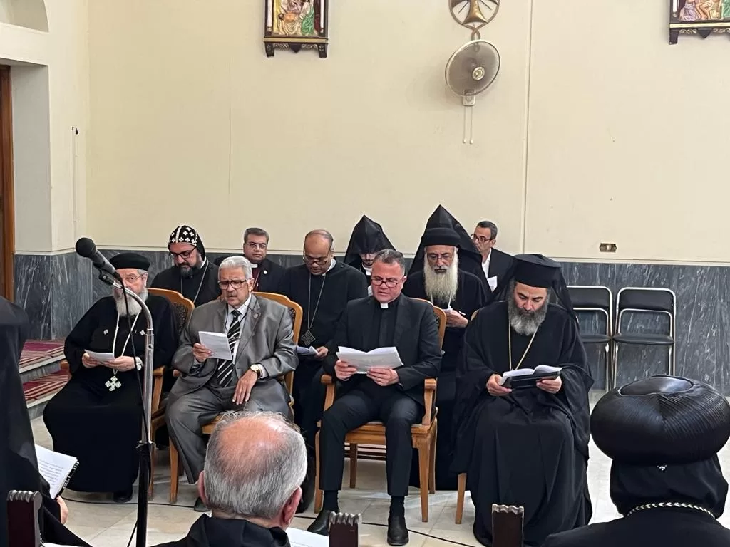 ربان الكنيسة السريانية الأرثوذكسية في مصر يشارك في الجلسة الافتتاحية لمؤتمر A.T.I.M.E