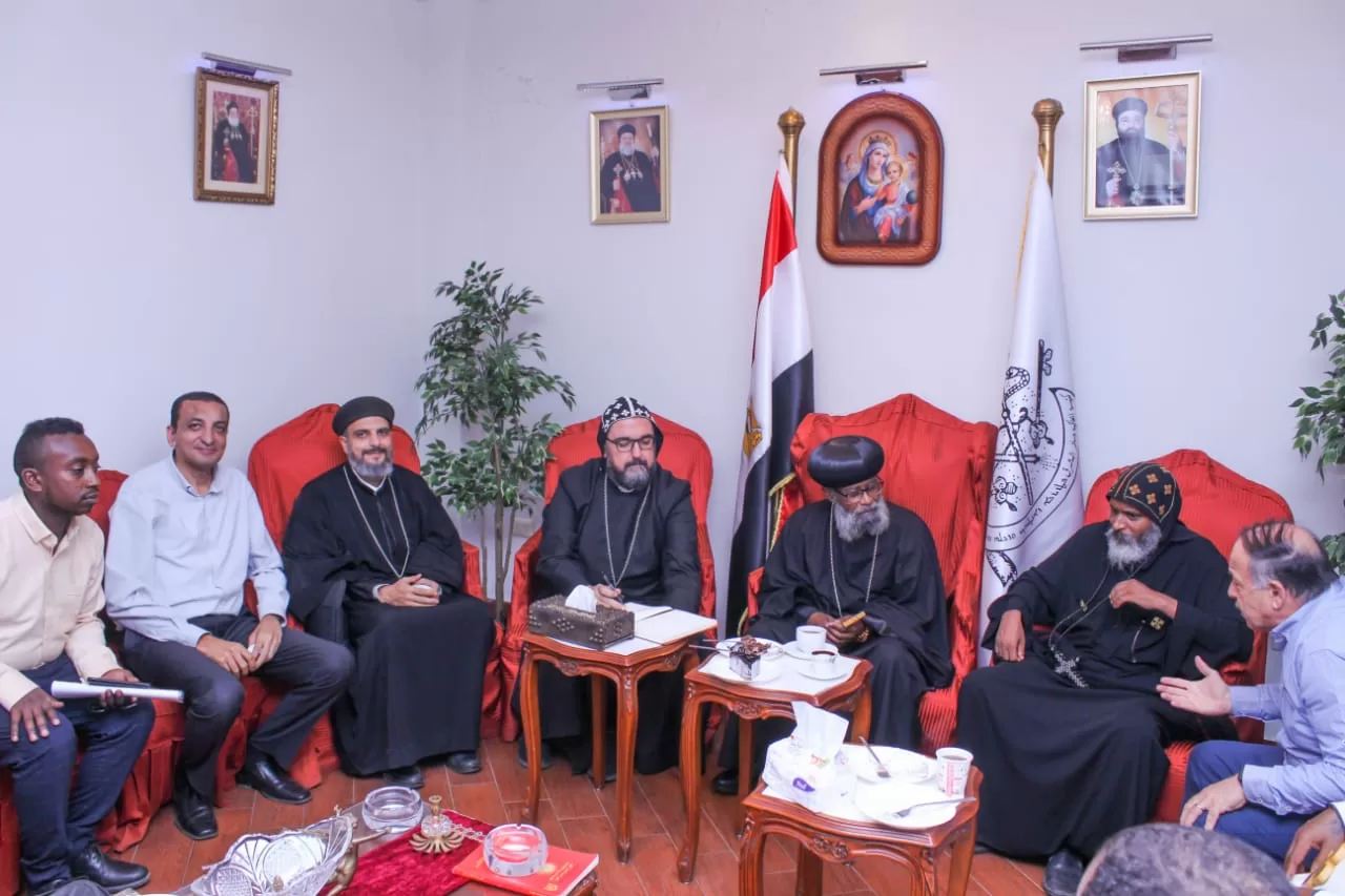الكنيسة السريانية الأرثوذكسية في مصر تستقبل مطران الكنيسة الإثيوبية الأرثوذكسية الشقيقة