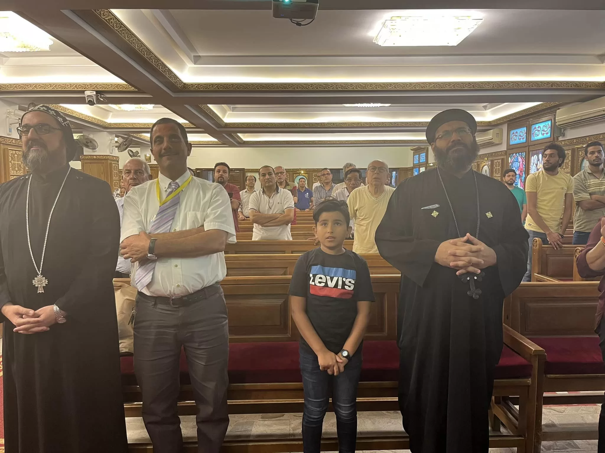ربان الكنيسة السريانية الأرثوذكسية في مصر يشارك باليوم الخامس من نهضة السيدة العذراء في الزيتون