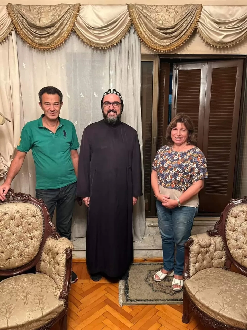 ربان الكنيسة السريانية الأرثوذكسية في مصر يزور الإسكندرية في زيارة رعوية