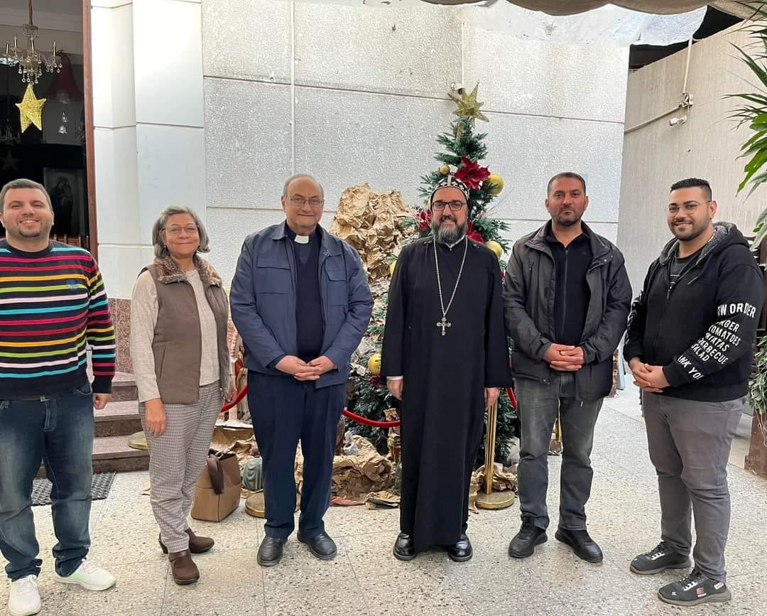 ربان الكنيسة السريانية الأرثوذكسية في مصر يستقبل وفداً من الكنيسة الأسقفية