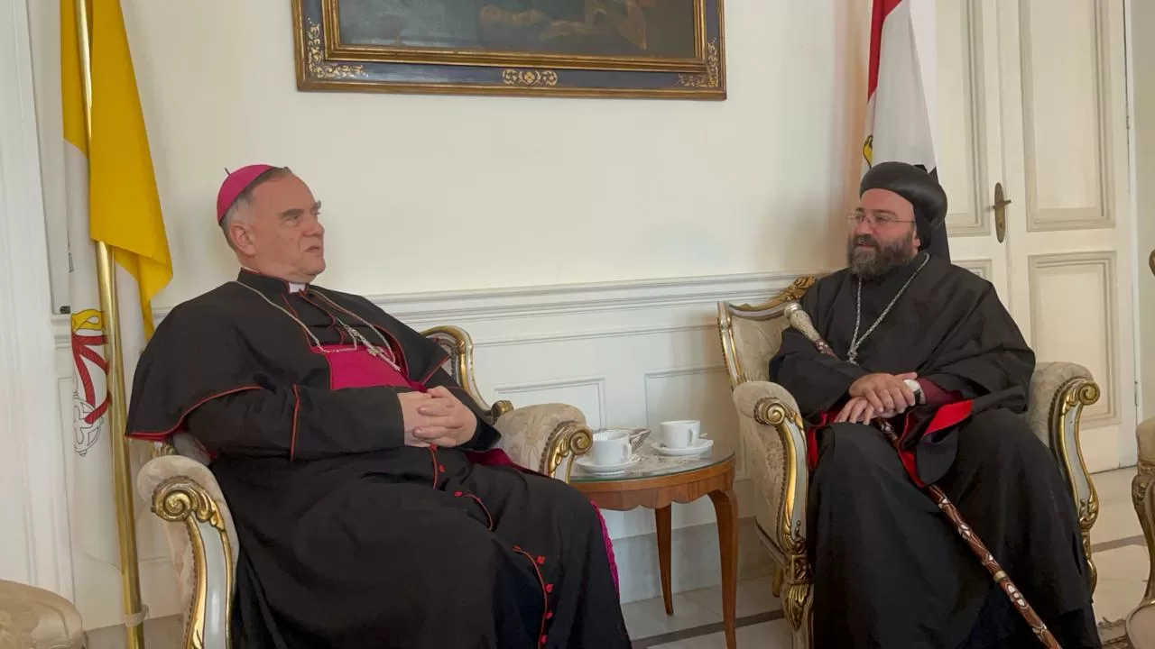 النائب البطريركي لمصر بالوكالة يلتقي سفير الفاتيكان في القاهرة