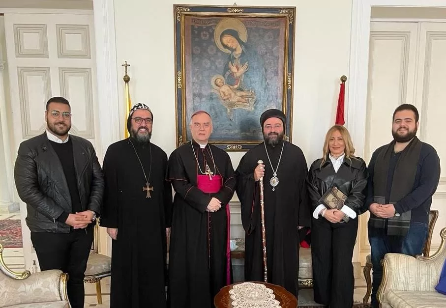 النائب البطريركي لمصر بالوكالة يلتقي سفير الفاتيكان في القاهرة