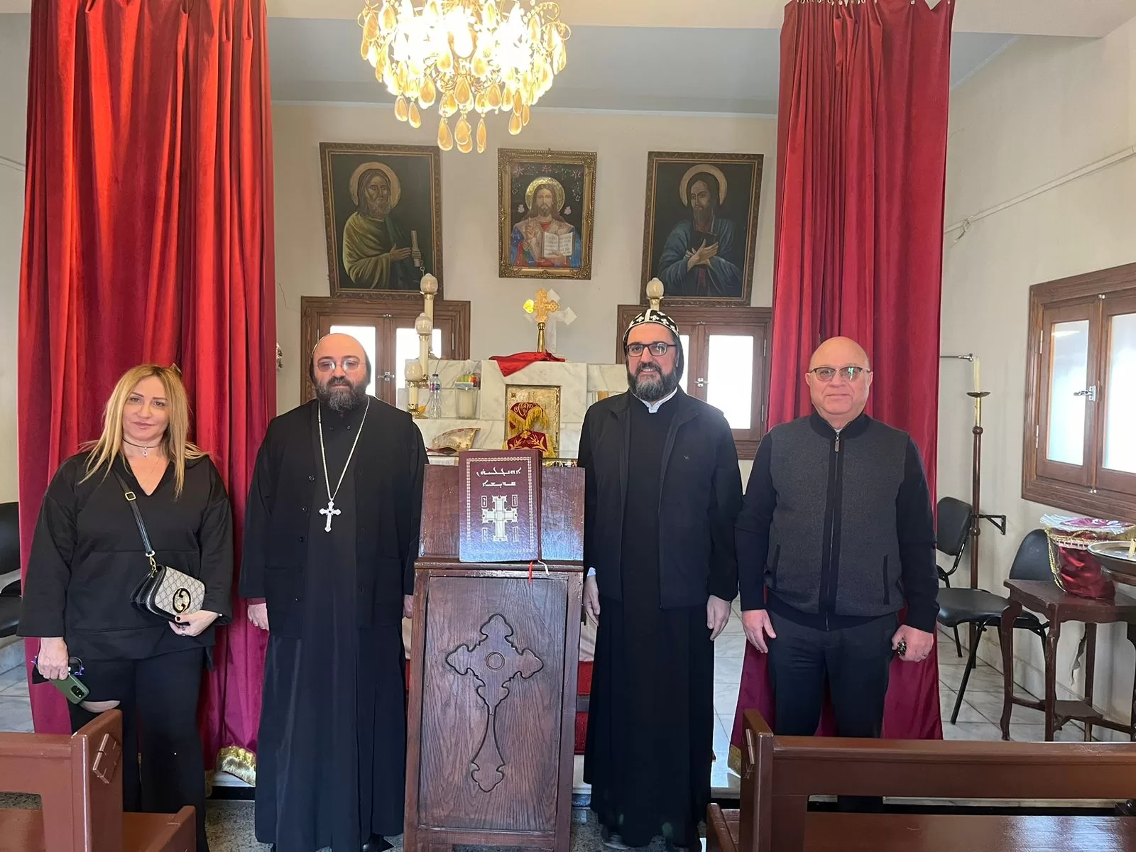 الكنيسة السريانية الأرثوذكسية في مصر تستقبل النائب البطريركي