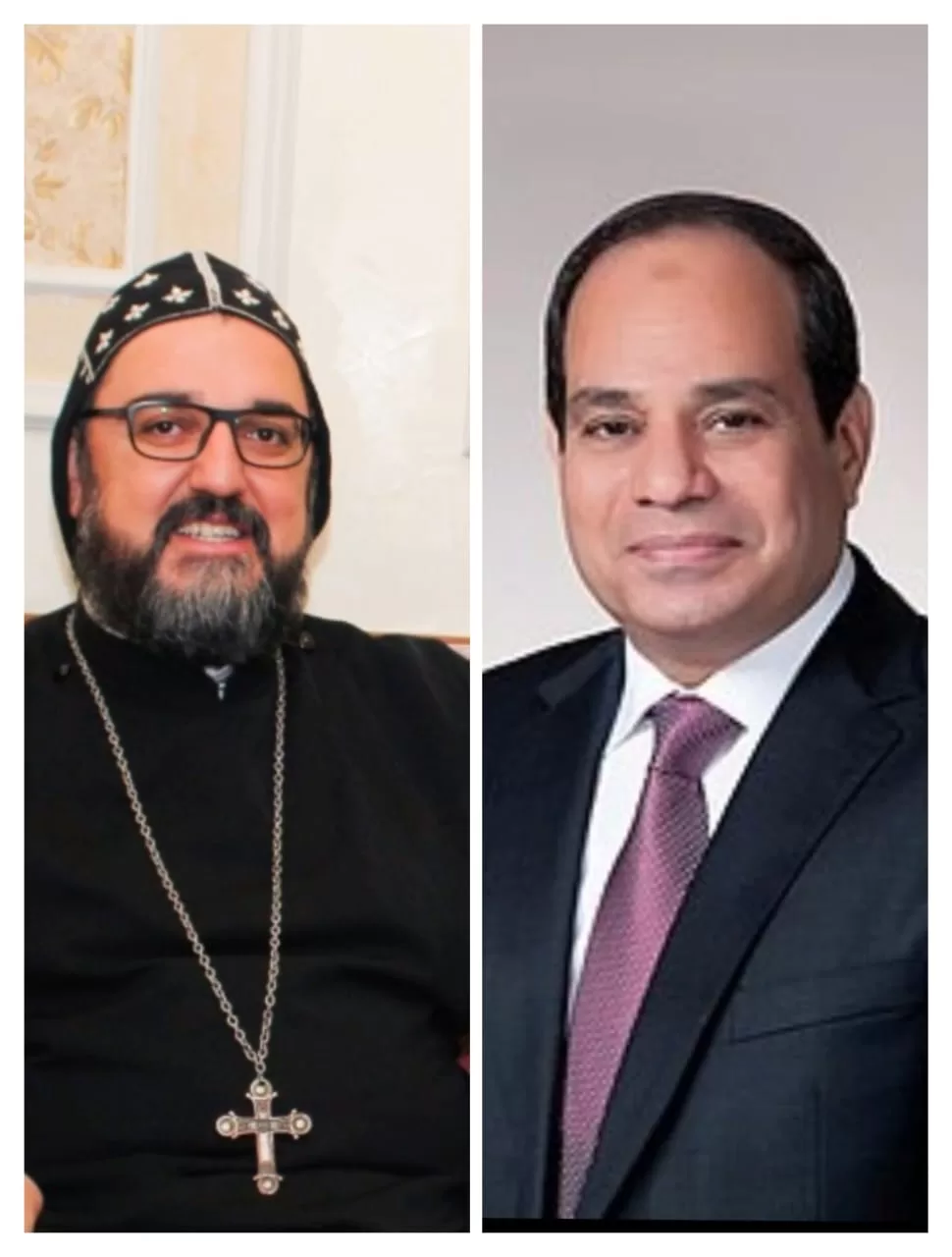ربان الكنيسة السريانية الأرثوذكسية في مصر يهنئ فخامة رئيس الجمهورية بمناسبة عيد الفطر المبارك